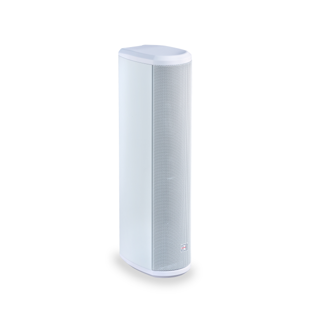 Diffusore a colonna sottile a 2 vie IP66 da 50 W, bianco