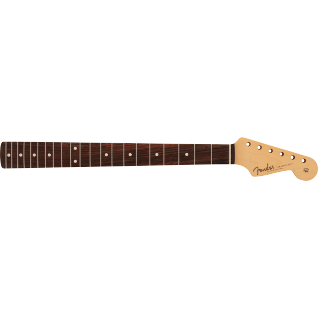 Manico per Stratocaster® Traditional II 60's Made in Japan, 21 Tasti Vintage, 9.5" Radius, Profilo a U, Rosewood