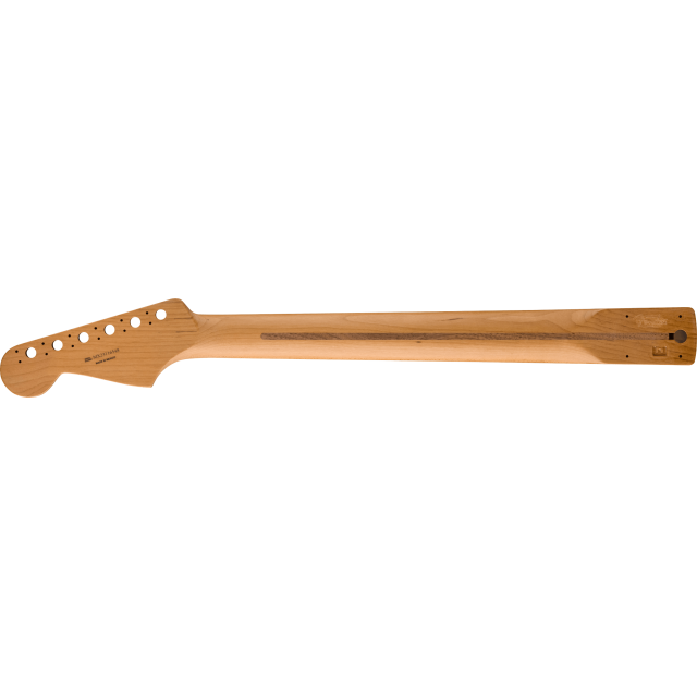 Satin Roasted Maple Stratocaster® Neck, 22 Jumbo Frets, 12", Rosewood, Flat Oval Shape