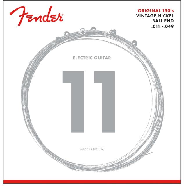 Set di Corde per Chitarra Original 150 Nichel Puro con Wound con Ball End 150M Scalature .011-.049 