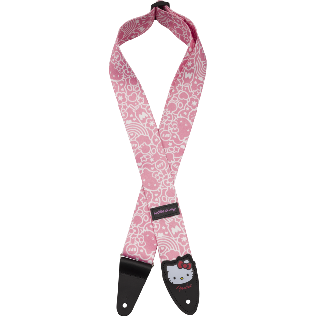 Tracolla Fender® x Hello Kitty® Polyestere, Pink