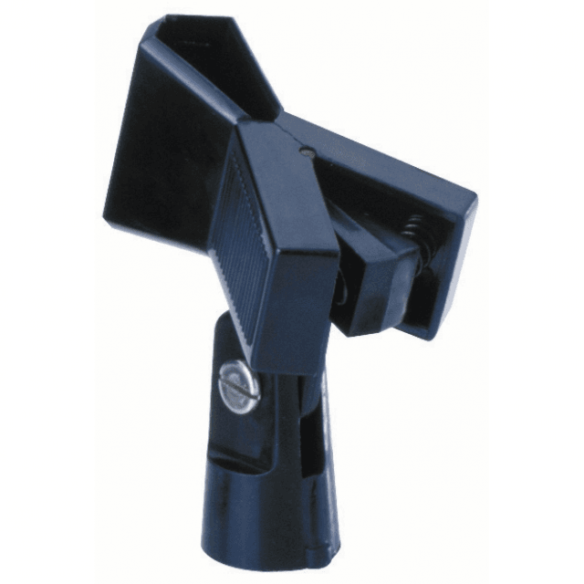 Universal clamp style microphone holder