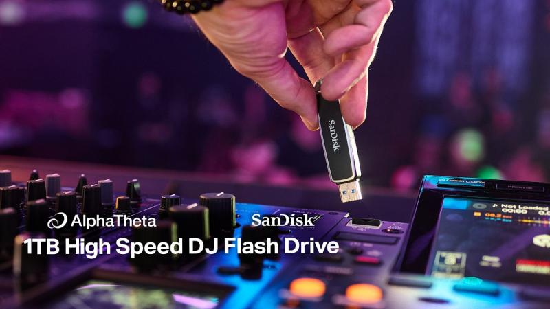 Introducing the SanDisk 1TB High Speed DJ Flash Drive