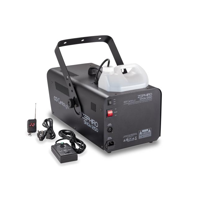 1250 Watt Snow Machine with wired and wireless control