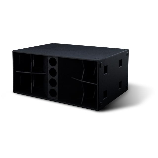 Dual 18” horn-loaded subwoofer – 3200 W AES – 4 Ohm