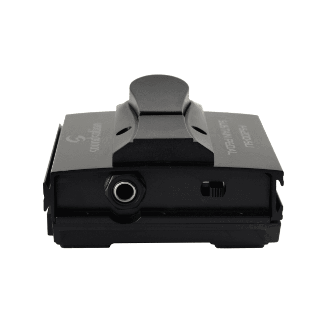 Sustain pedal for keyboards with select status switch