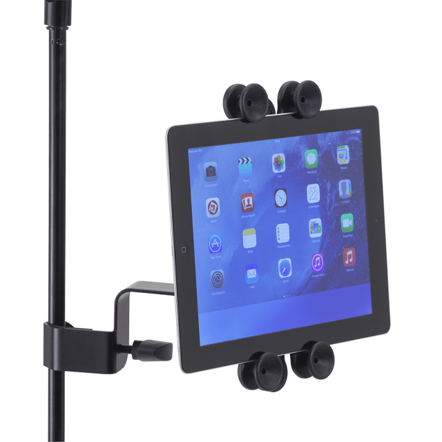 Supporto per tablet universale con aggancio asta