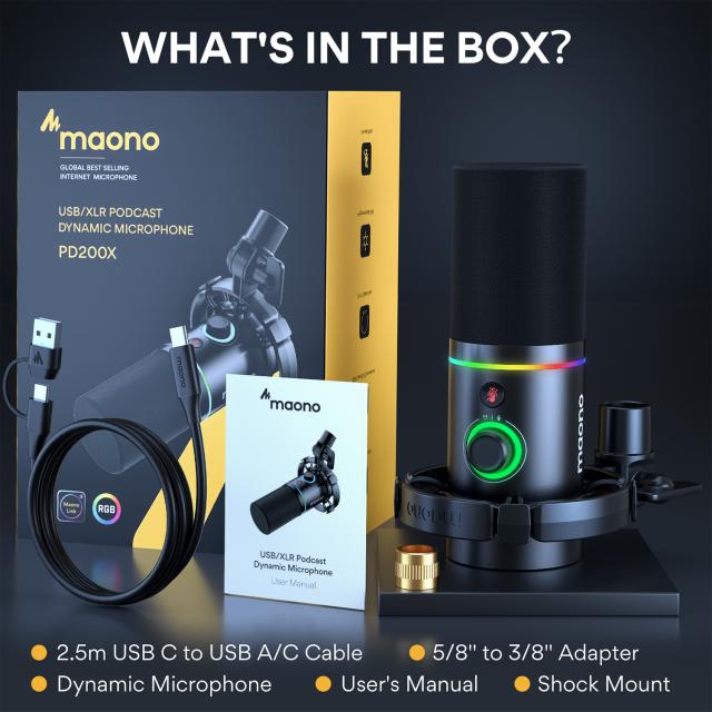 Microfono Dinamico XLR/USB
