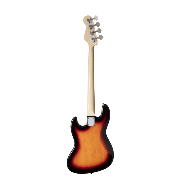 Electric bass with bridge and neck pick ups