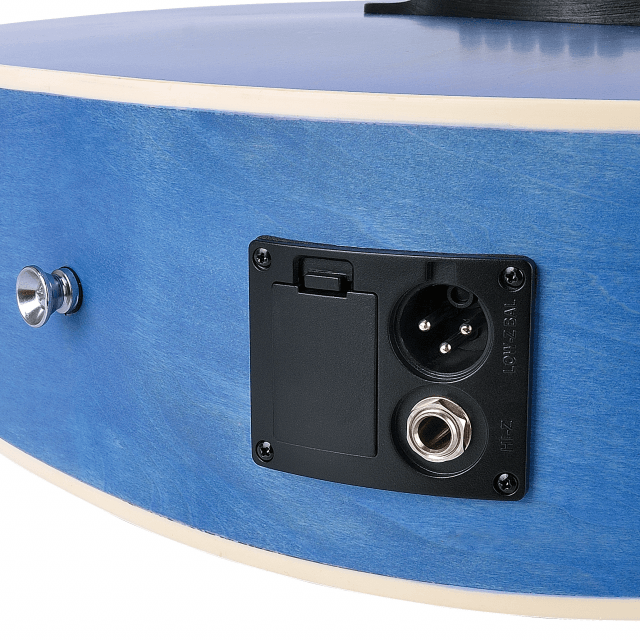 Chitarra acustica cutaway amplificata con finitura hand wiped