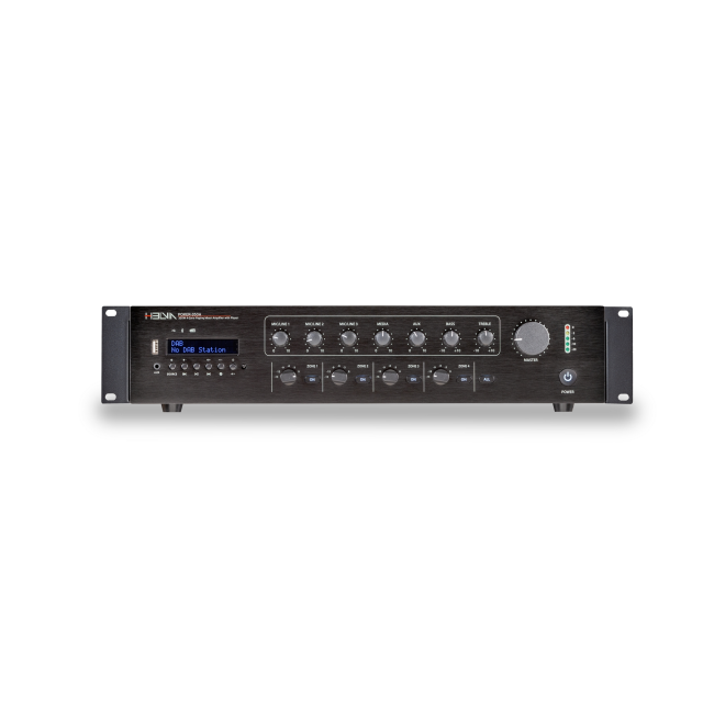Mixer-Amplificatore a 4 zone da 350W con lettore DAB+