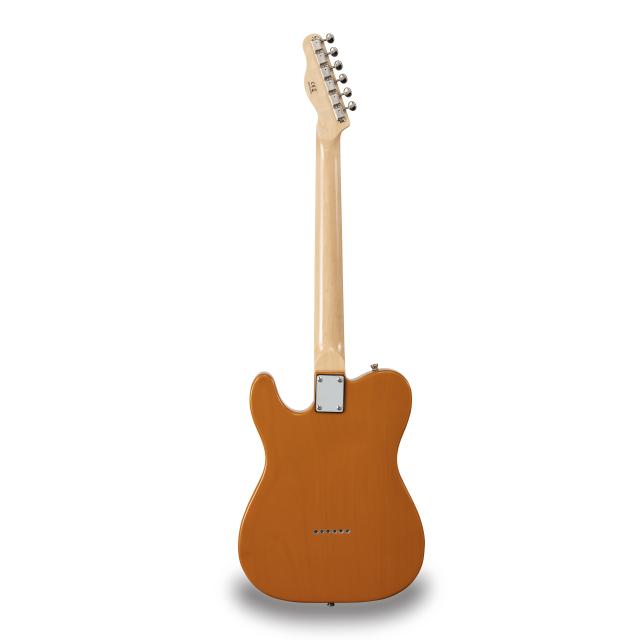 Cutaway electric guitar with 1 single coil and 1 lipstick pickup (equipped by Wilkinson®)