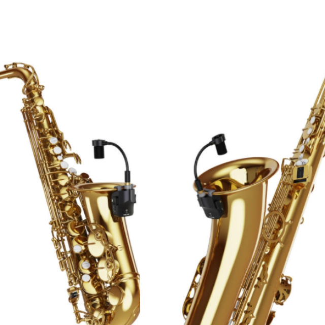 2.4GHz wireless system for saxophone