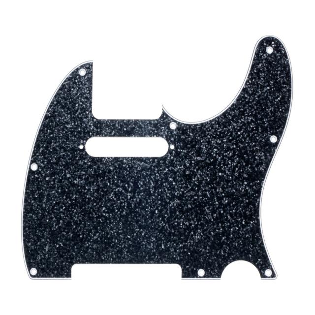 Tele Pickguard Black Sparkle