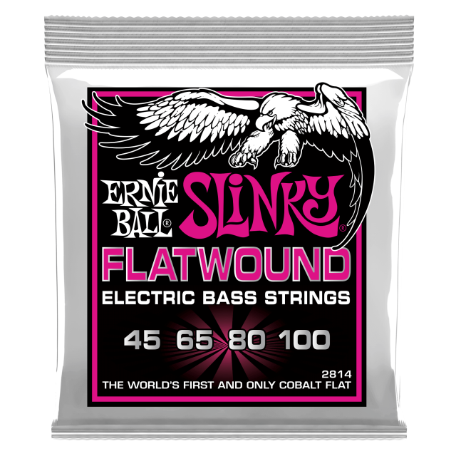 Flatwound Electric bass strings Super Slinky