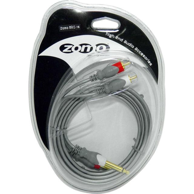 Cable MKC-15 - 2x 6.3 mm jack - RCA - 1.5 m