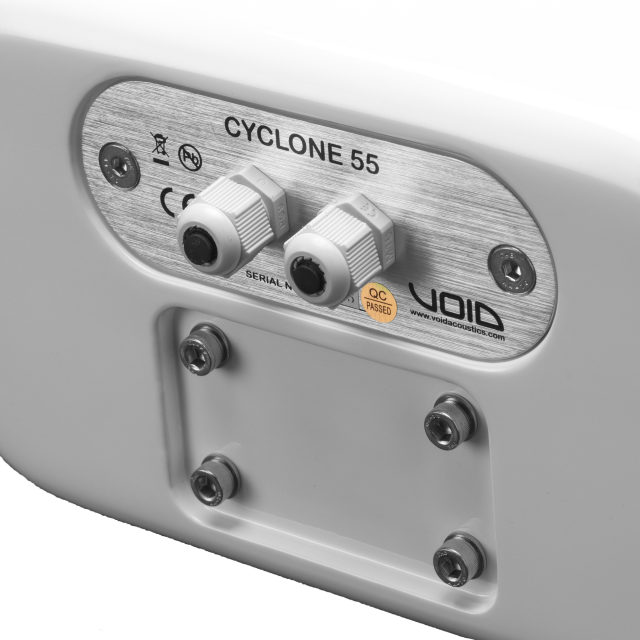 Altoparlante passivo coassiale compatto con 2x 5" driver, cabinet in fibra di vetro, 16 Ω, IP-55 (colore Bianco)