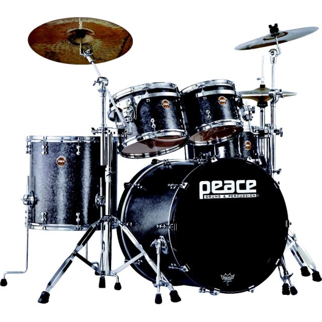 Genuine lacquered finish Canadian Rock Maple 5 pcs Drum set