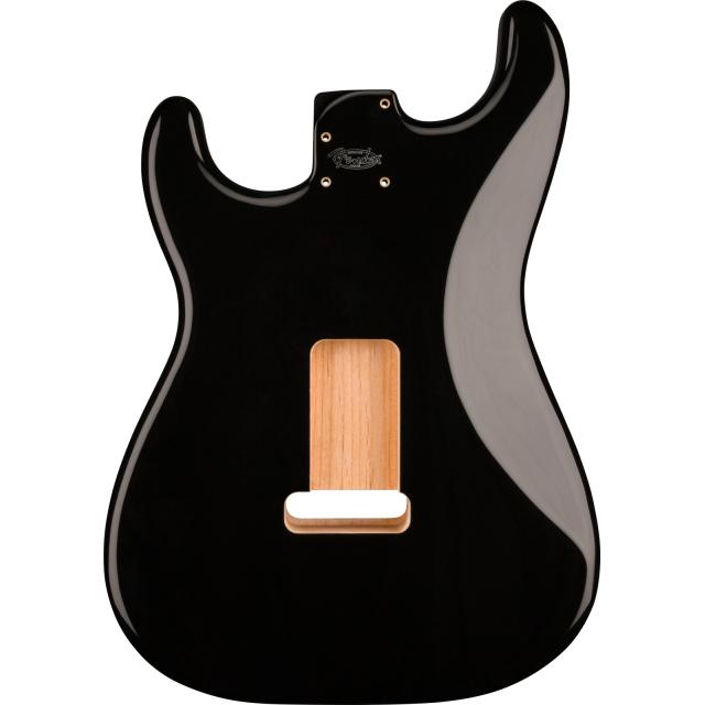 Deluxe Series Stratocaster® HSH Alder Body 2 Point Bridge Mount, Black