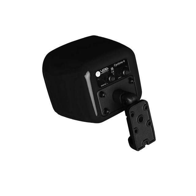 Ultra-compact passive speaker with 4" coaxial driver for indoor/outdoor use, 16 Ω, 30 W (black)