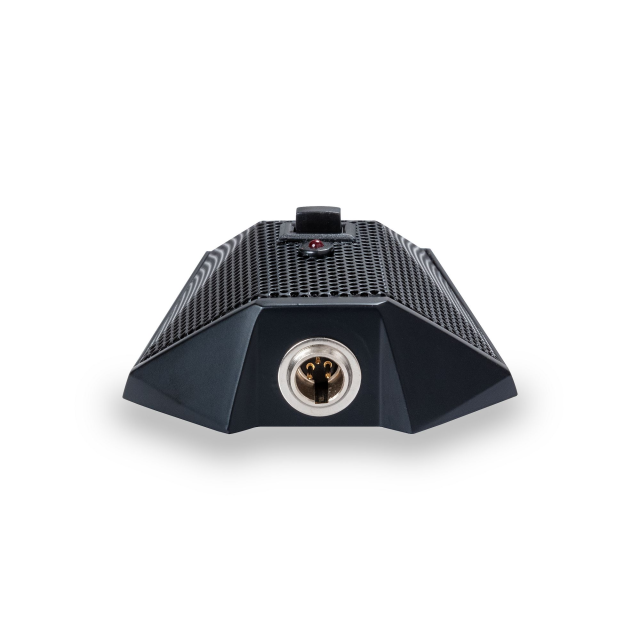 Boundary condenser microphone black