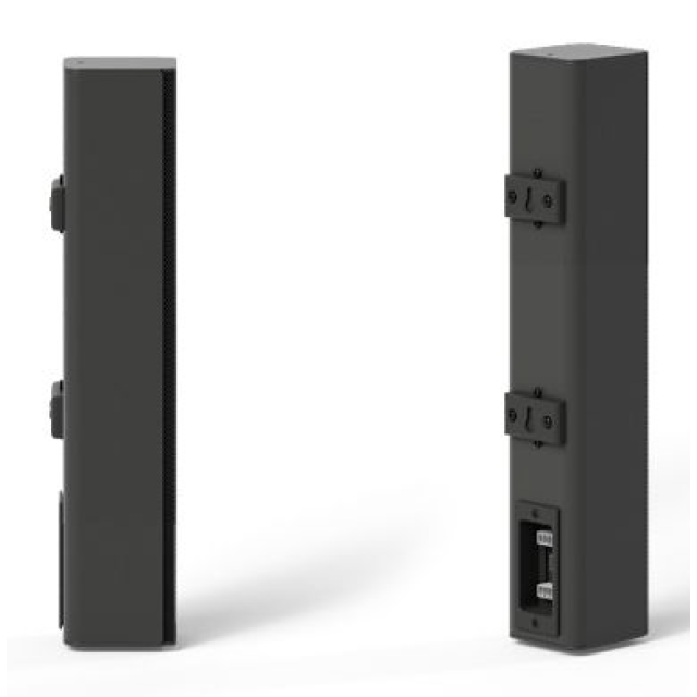 Ultra-compact 4x2" full-range active speaker (black)