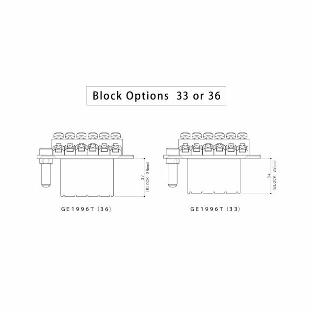 Ponte Tremolo Floyd Style Gotoh (Cromato)