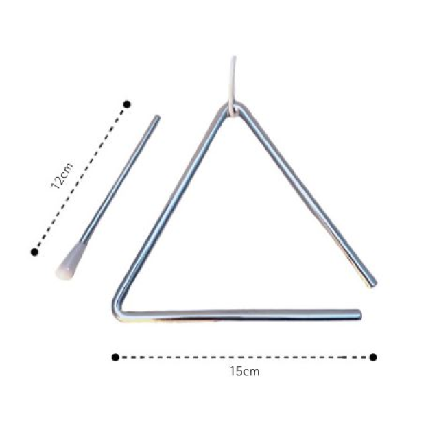 Metal Triangle with beater