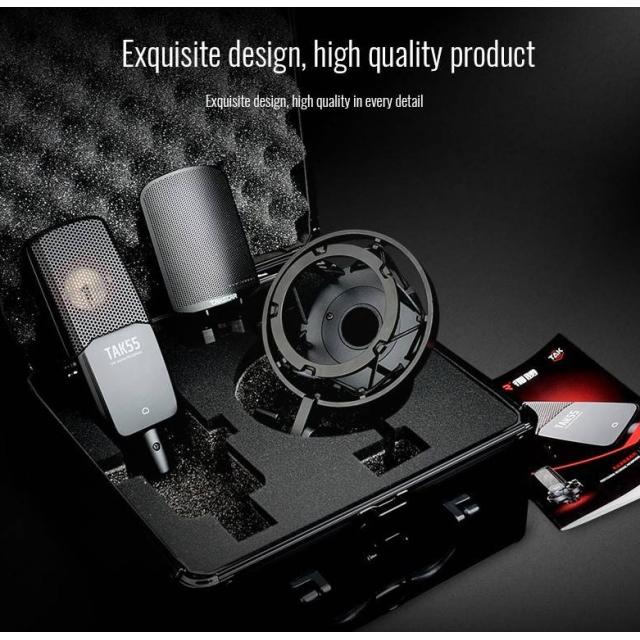 Multipattern Gold Capsule Studio Recording Microphone