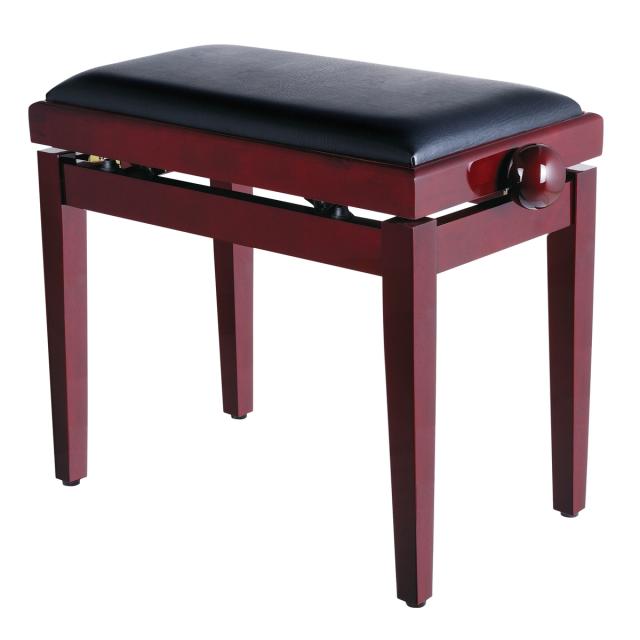 Adjustable glossy finish piano bench