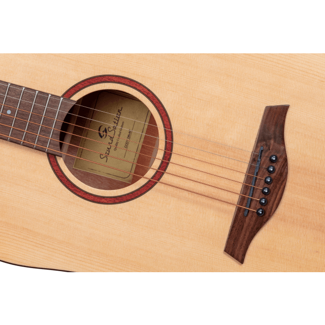 Chitarra acustica dreadnought cutaway amplificata