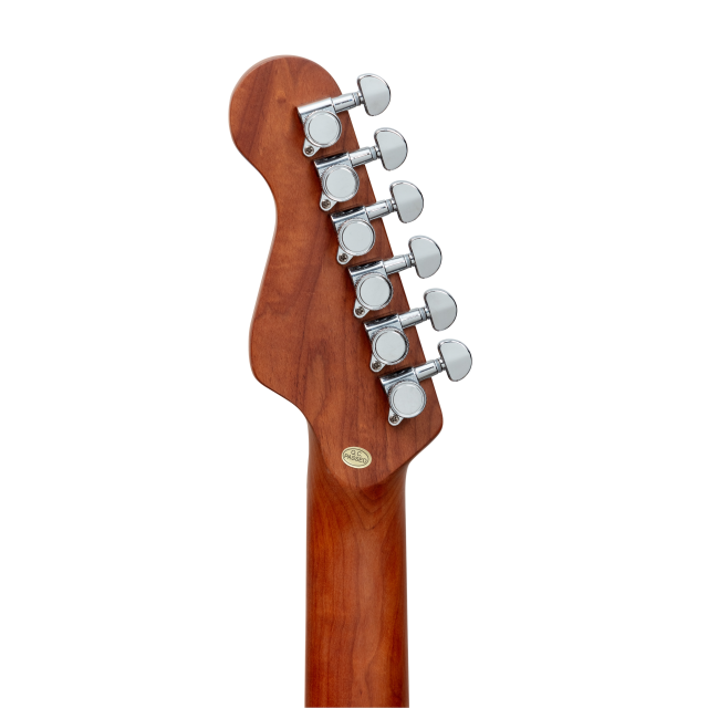 Double cutaway electric guitar with 2 single coils + splittable humbucker and self-locking tuners (Wilkinson equipped)