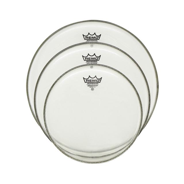Pelle per Batteria Ambassador Clear 8"