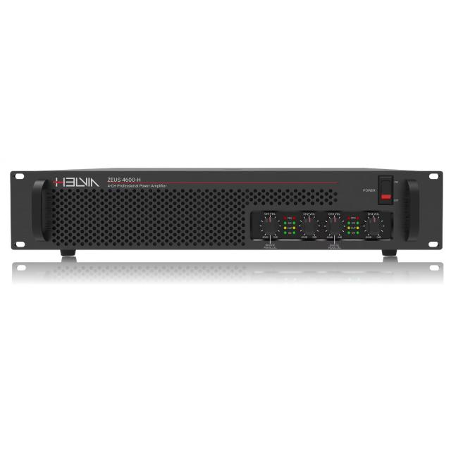 4 x 600W @ 8ohm / 4 x 900W @ 4ohm Professional Class-H Power Amplifier