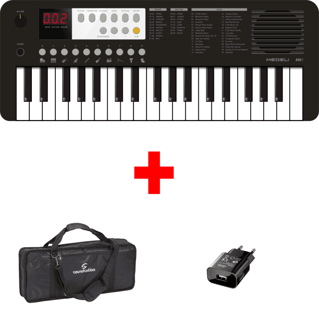 37 KEYS MINI SIZE KEYBOARD - BUNDLE WITH BAG AND PSU