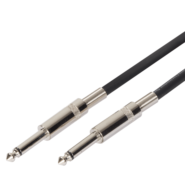 Unbalanced instrument cable 6.3mm Jack MONO - 6.3mm Jack MONO / 3mt