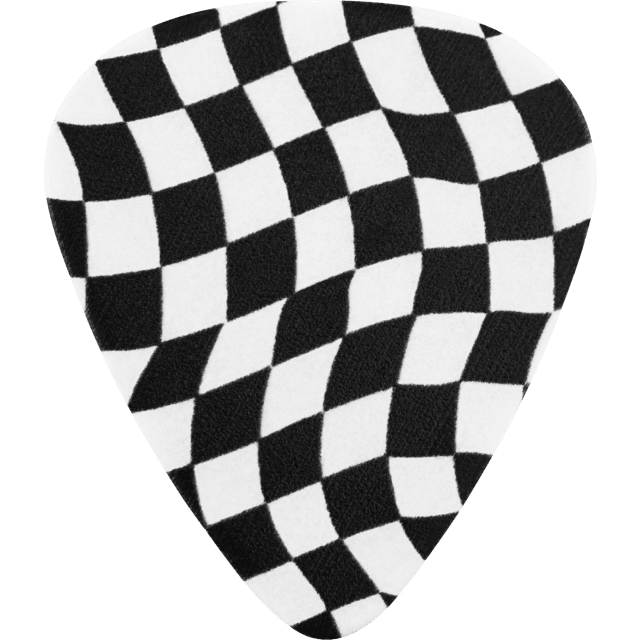 351 Celluloid Picks, Checkerboard, (8 pcs.)