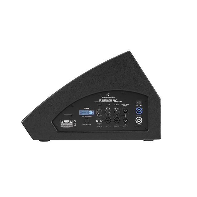 Monitor da Palco Biamplificato Coassiale da 12" con DSP