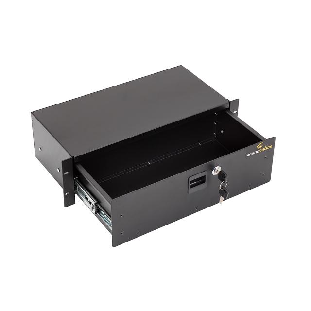 Cassetto per rack 19" 3U con serratura