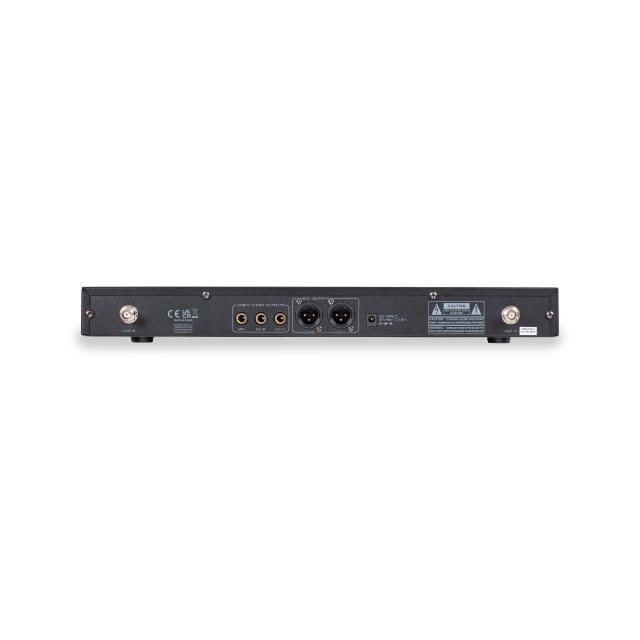Sistema a Radiomicrofono Multicanale UHF True Diversity a doppio Microfono gelato 630-660MHz