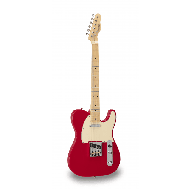 Cutaway electric guitar with 1 single coil and 1 lipstick pickup (equipped by Wilkinson®)