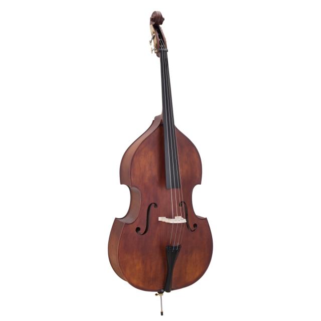 Virtuoso Pro solid spruce top hand made 3/4 doublebass with  maple back & sides