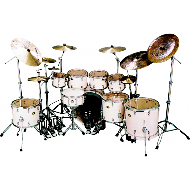 Drum Set 5 pcs in Acero Canadese con finiture laccate speciali