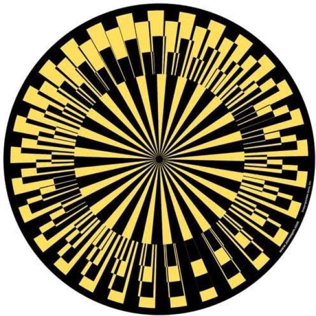 2x Slipmats - Scope - giallo