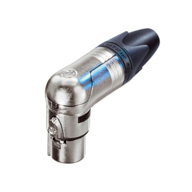 Connettore XLR femmina a 3-Poli ad angolo - Nichel