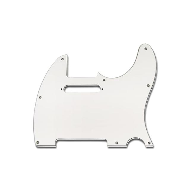 Pickguard for Telecaster Guitar, 3 Layers, White