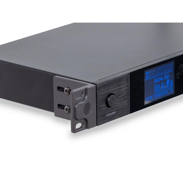 Sistema a Radiomicrofono Multicanale UHF True Diversity a doppio Microfono gelato 630-660MHz