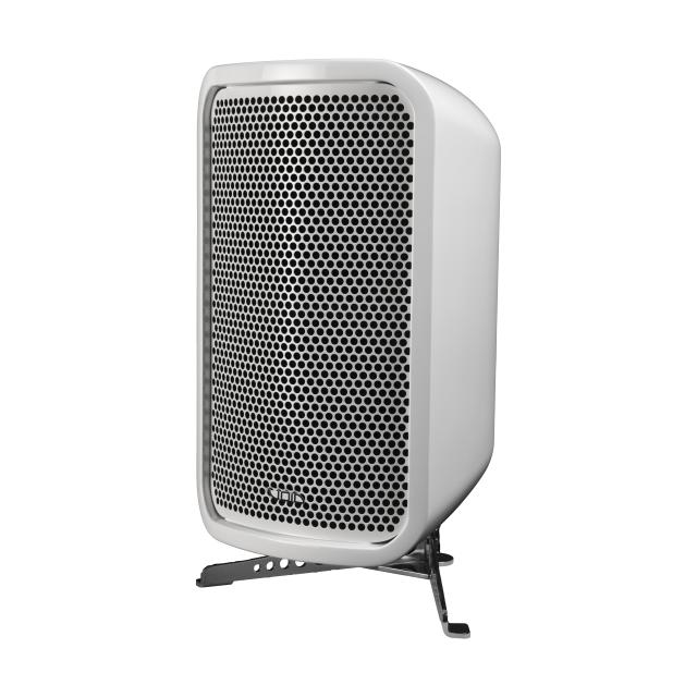 Active reflex subwoofer with dual 8” woofers and amplifier module, 600 W, 24-bit DSP, IP-rated (white)