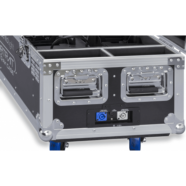 Set di 8 PAR a LED 4x12W RGBW 4in1 con batteria al litio e flight case con funzione di ricarica