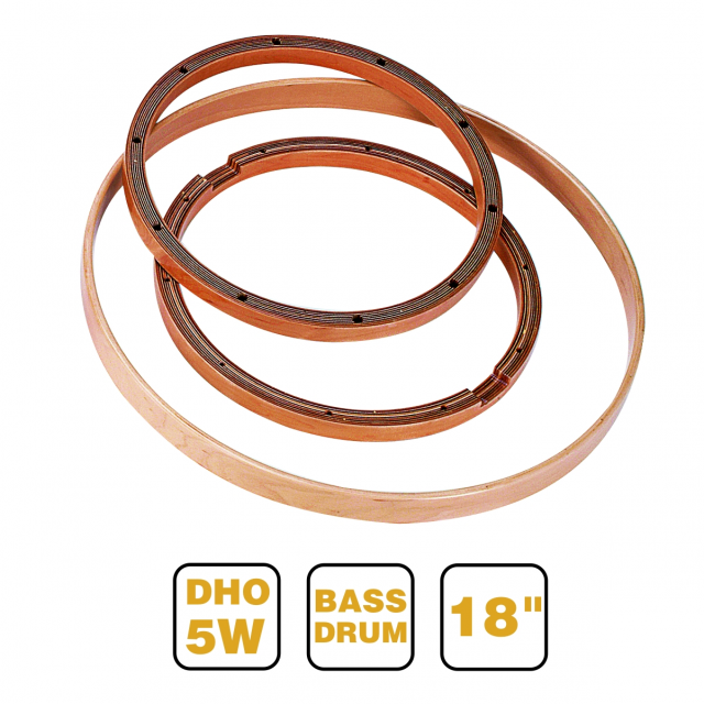 18" drum base maple hoop